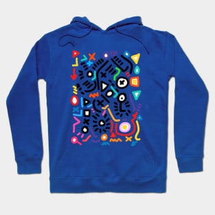 Graffiti Doodles Symbols Art Hoodie